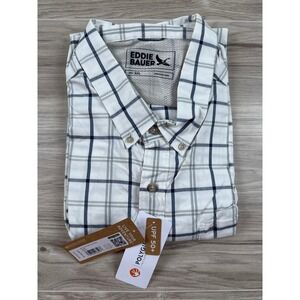 Eddie Bauer‎ Long Sleeve Voyager Flex Shirt - 3XL, Cloud, New with Tags